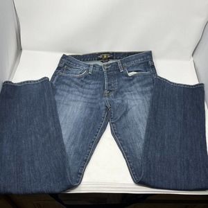 Lucky Brand Mens Jeans 31x30 Original 221 Slim Straight Blue Fade